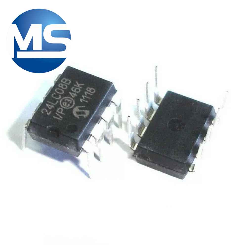 New stock 24LC08B I2C Serial EEPROM 8K DIP-8 Memory Chip