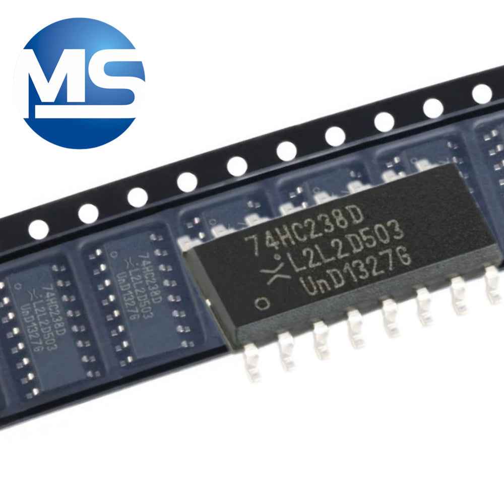 74HC238D, 653 SOIC-16 3- to 8-wire decoder/multiplexer chip New from stock