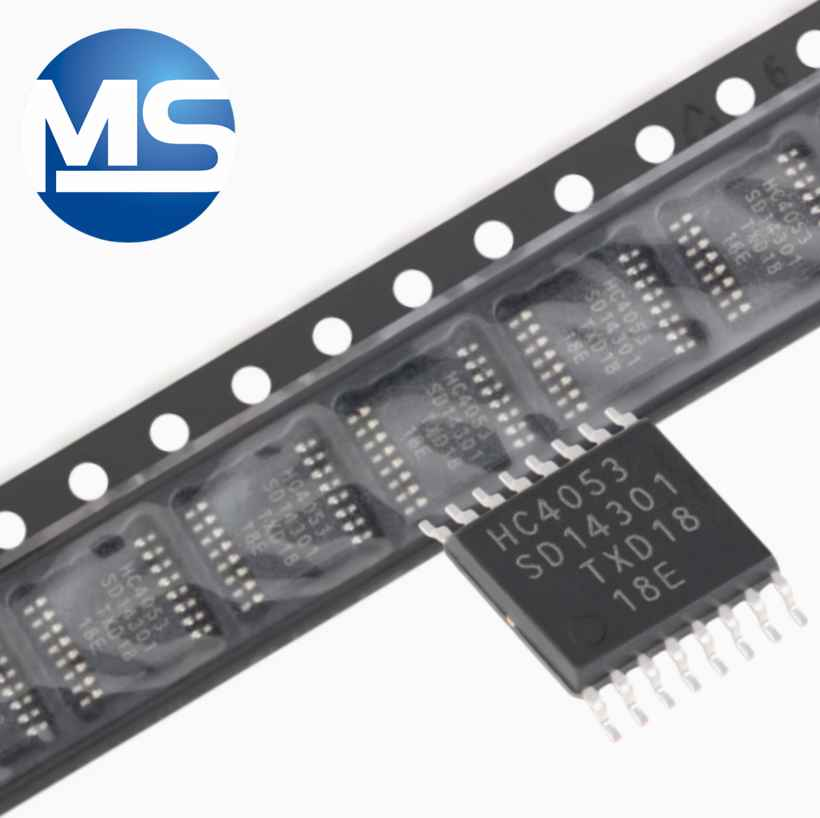 74HC4053PW, 118 TSSOP-16 triple 2-channel analog multiplexer chip