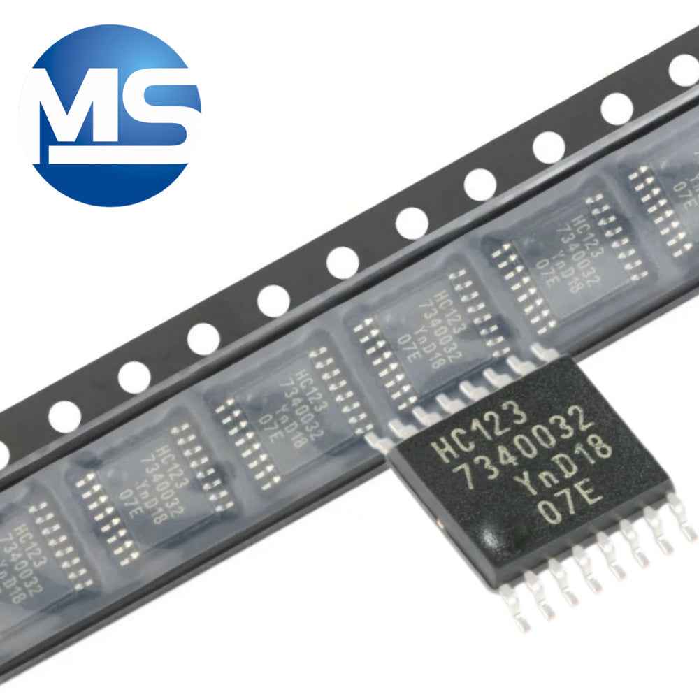 74HC123PW, 118 TSSOP-16 Dual Retriggerable Monostable Multivibrator New from stock