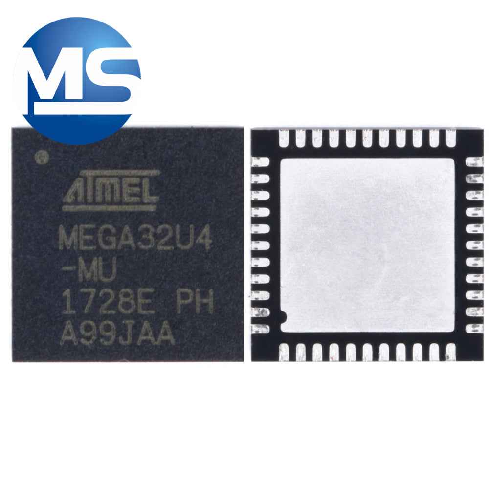ATMEGA32U4-MU SMD QFN-44 MEGA32U4 8-BIT MICROCONTROLLER 16MHZ