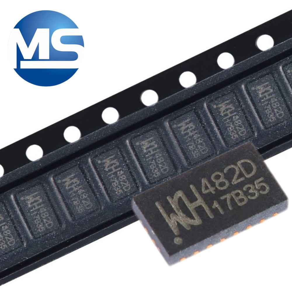 CH482D QFN-20 2-Differential Channel Four-Pole Double-Throw Ultra-High-Speed Analog Switch IC