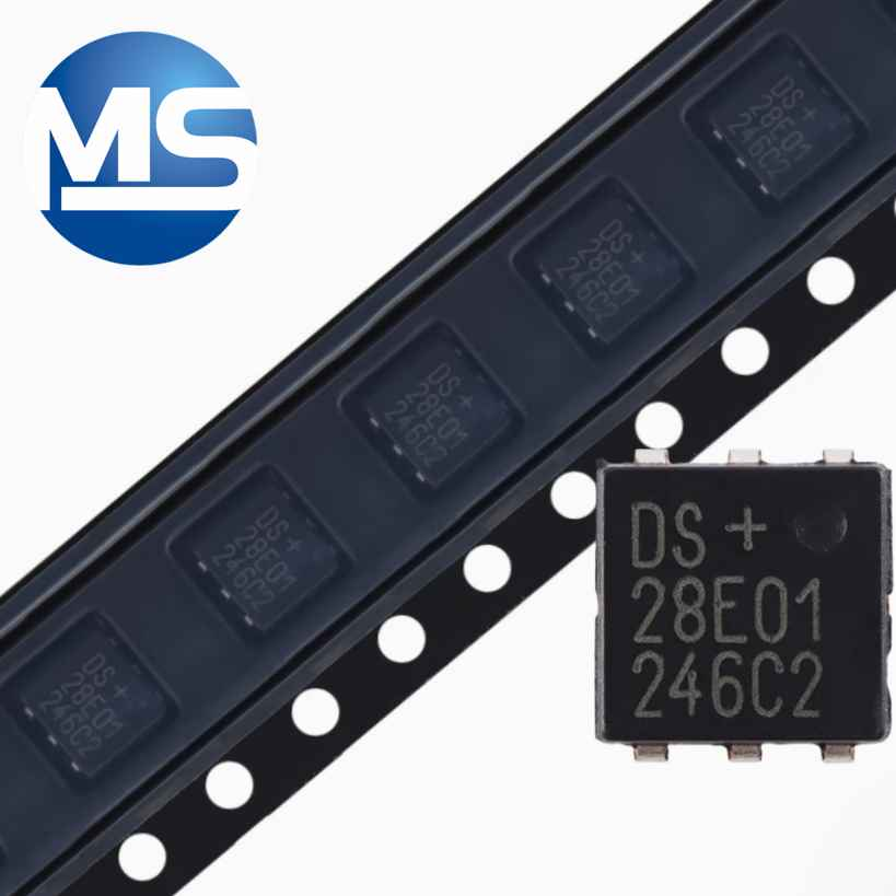 DS28E01P-100+T TSOC-6 1Kb, Protected 1-Wire EEPROM Chip SHA-1