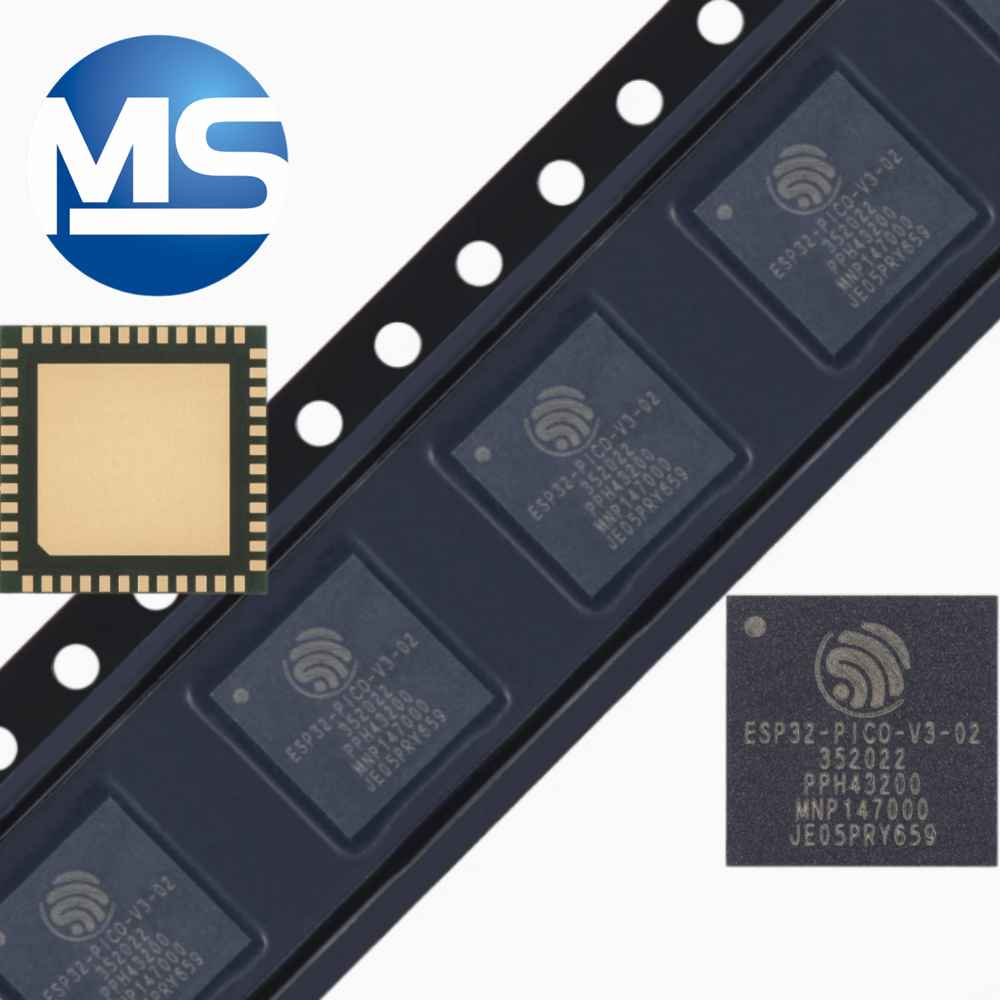 ESP32-PICO-V3-02 LGA-48 Wi-Fi Bluetooth dual-mode 8MB flash MCU chip