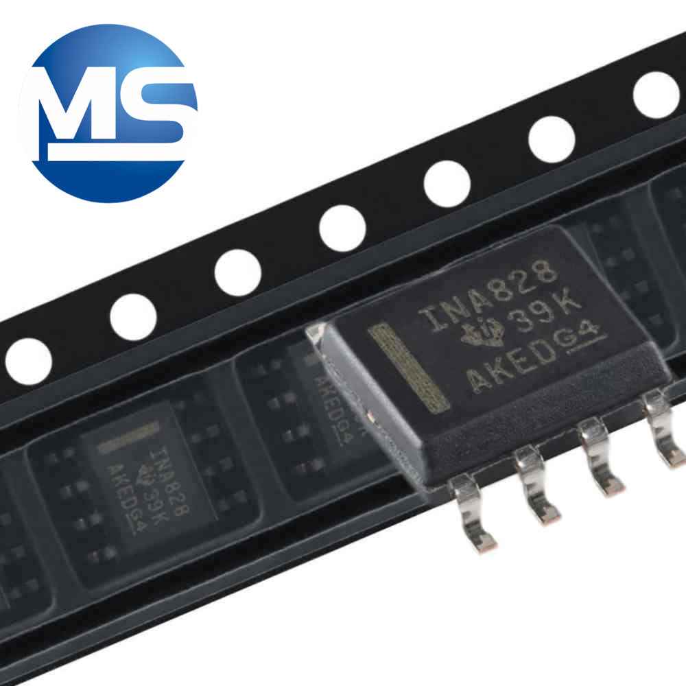INA828IDR SOIC-8 precision instrumentation amplifier chip
