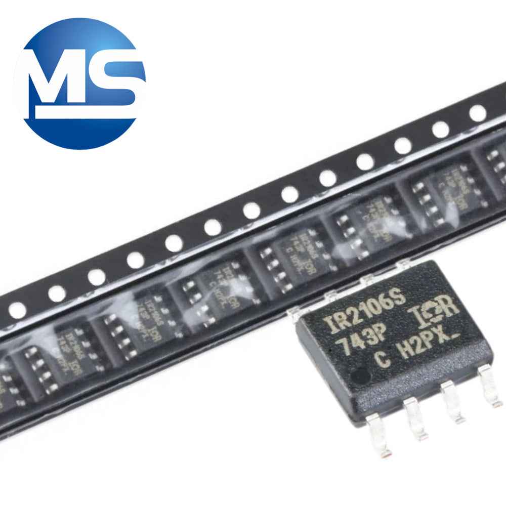 IR2106STRPBF SOIC-8 600V high-side and low-side gate driver IC chips