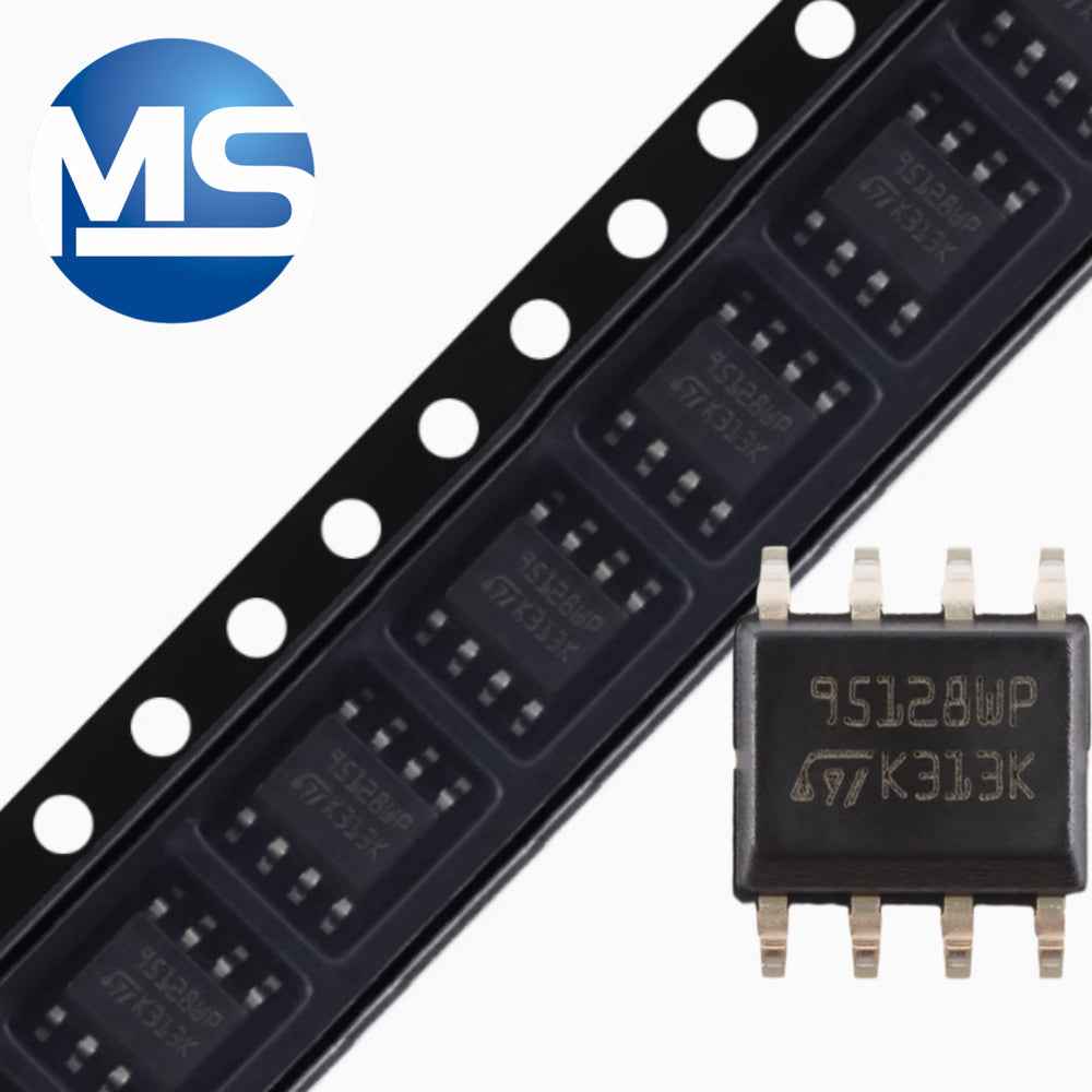 M95128-WMN6TP SOP-8 128Kbit SPI bus EEPROM chip with high-speed clock