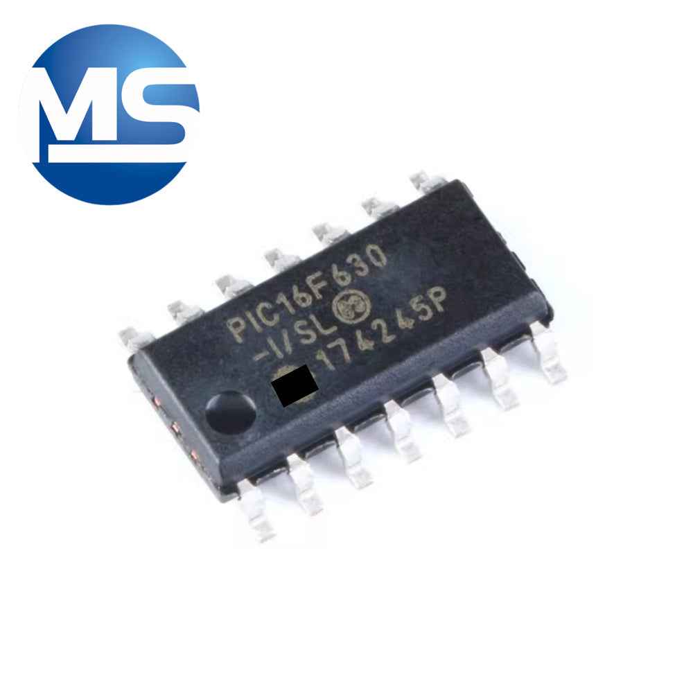 PIC16F630-I/SL SOIC-14 microcontroller/8-bit chip