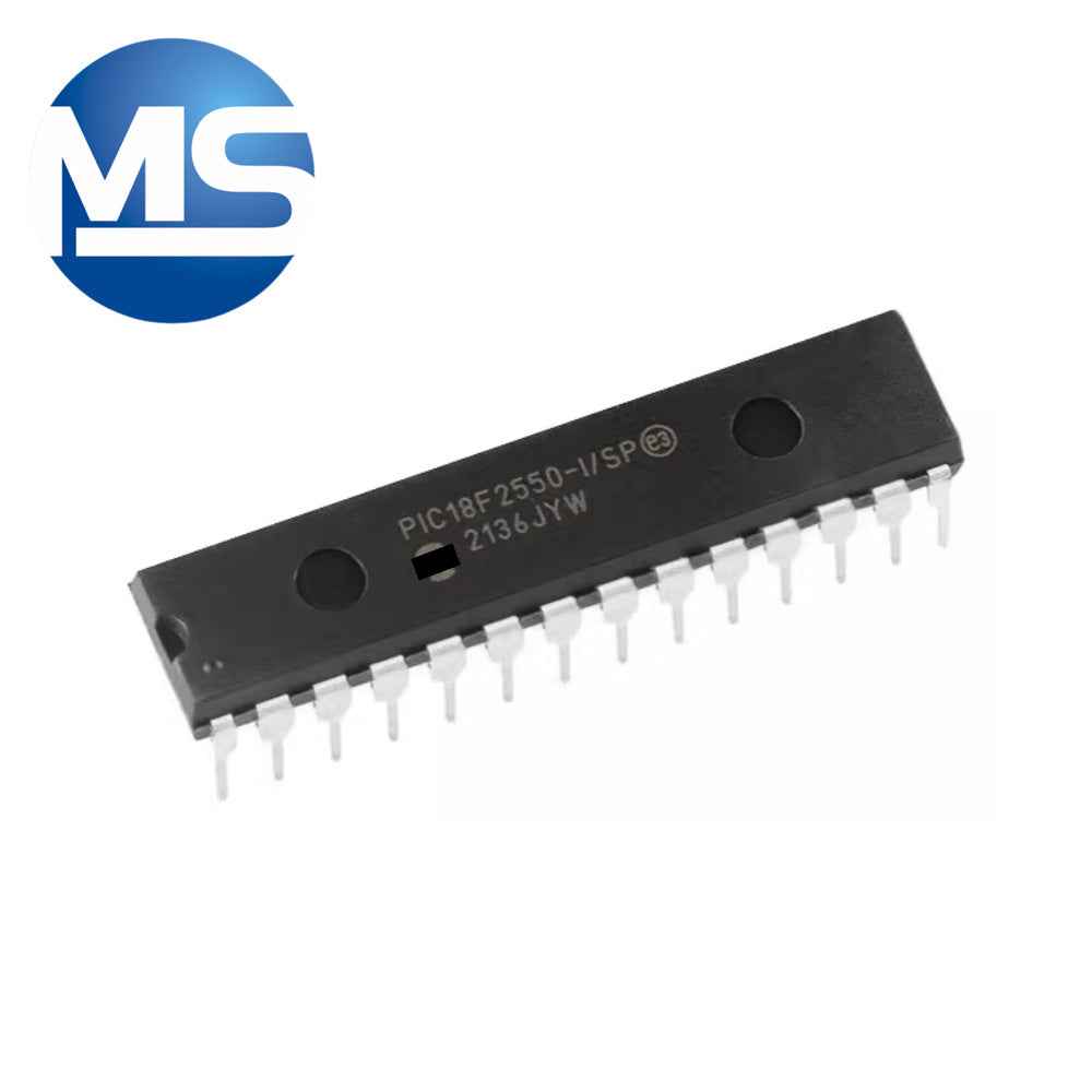 PIC18F2550-I/SP PDIP-28 high-performance enhanced flash USB microcontroller
