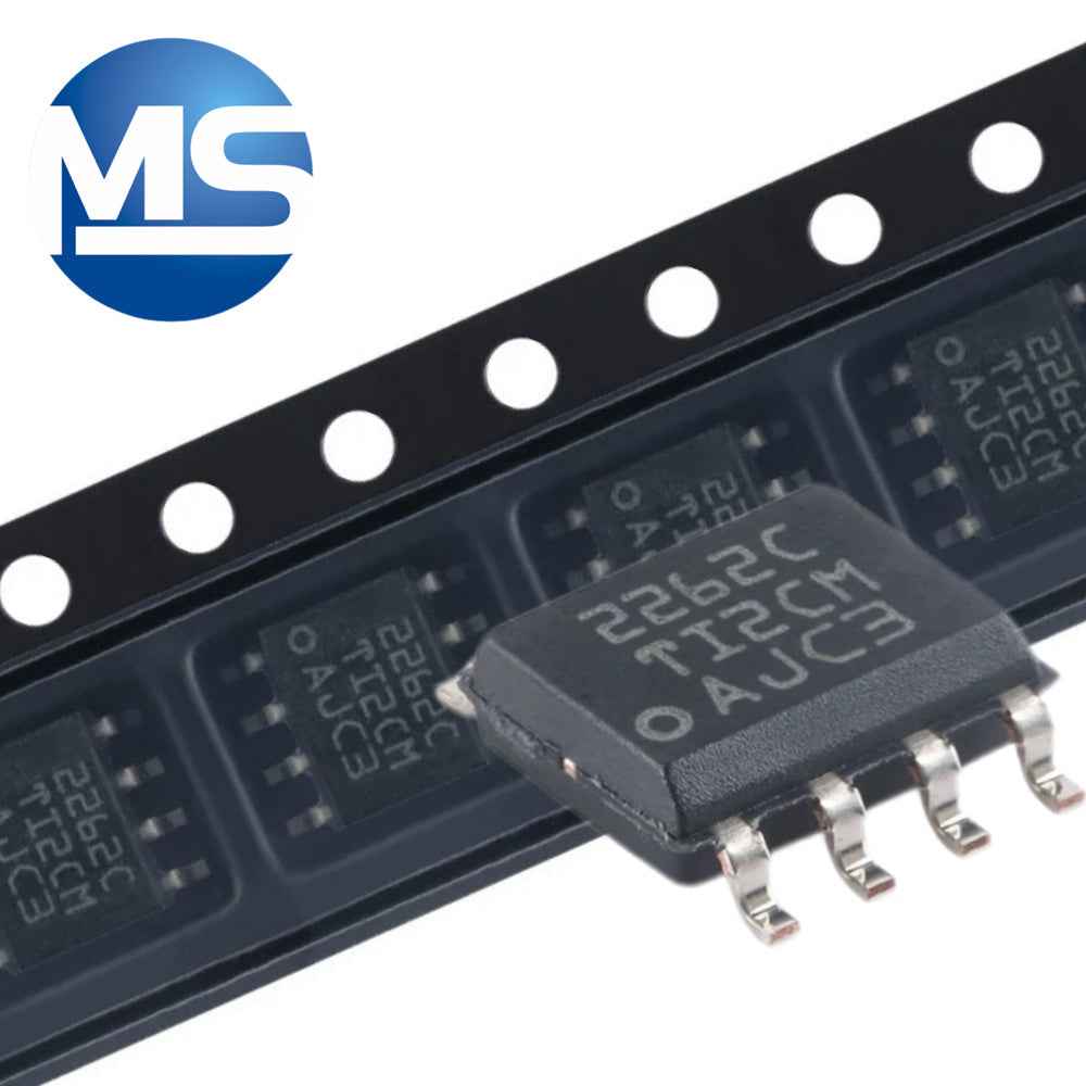 TLC2262CDR SOIC-8 dual channel, 16V, 710kHz operational amplifier chip