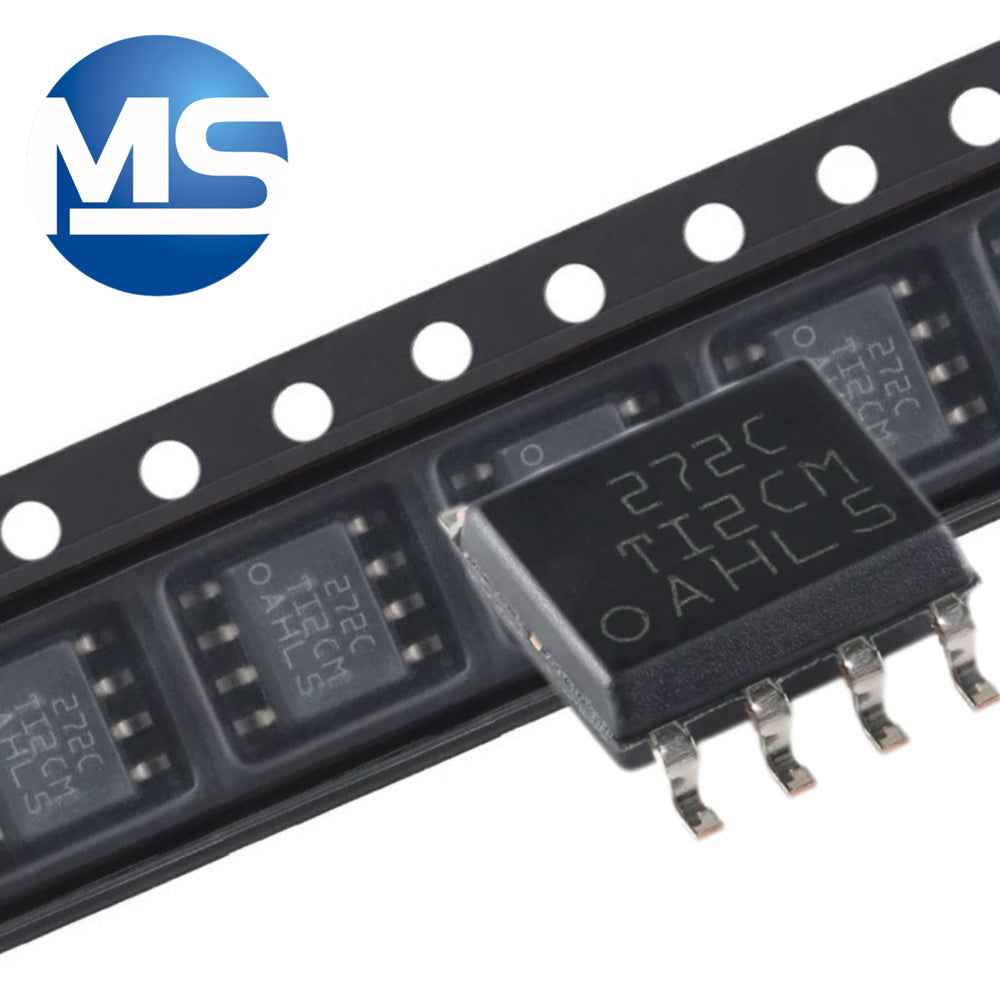Surface mount TLC272CDR SOP-8 CMOS dual channel operational amplifier chip