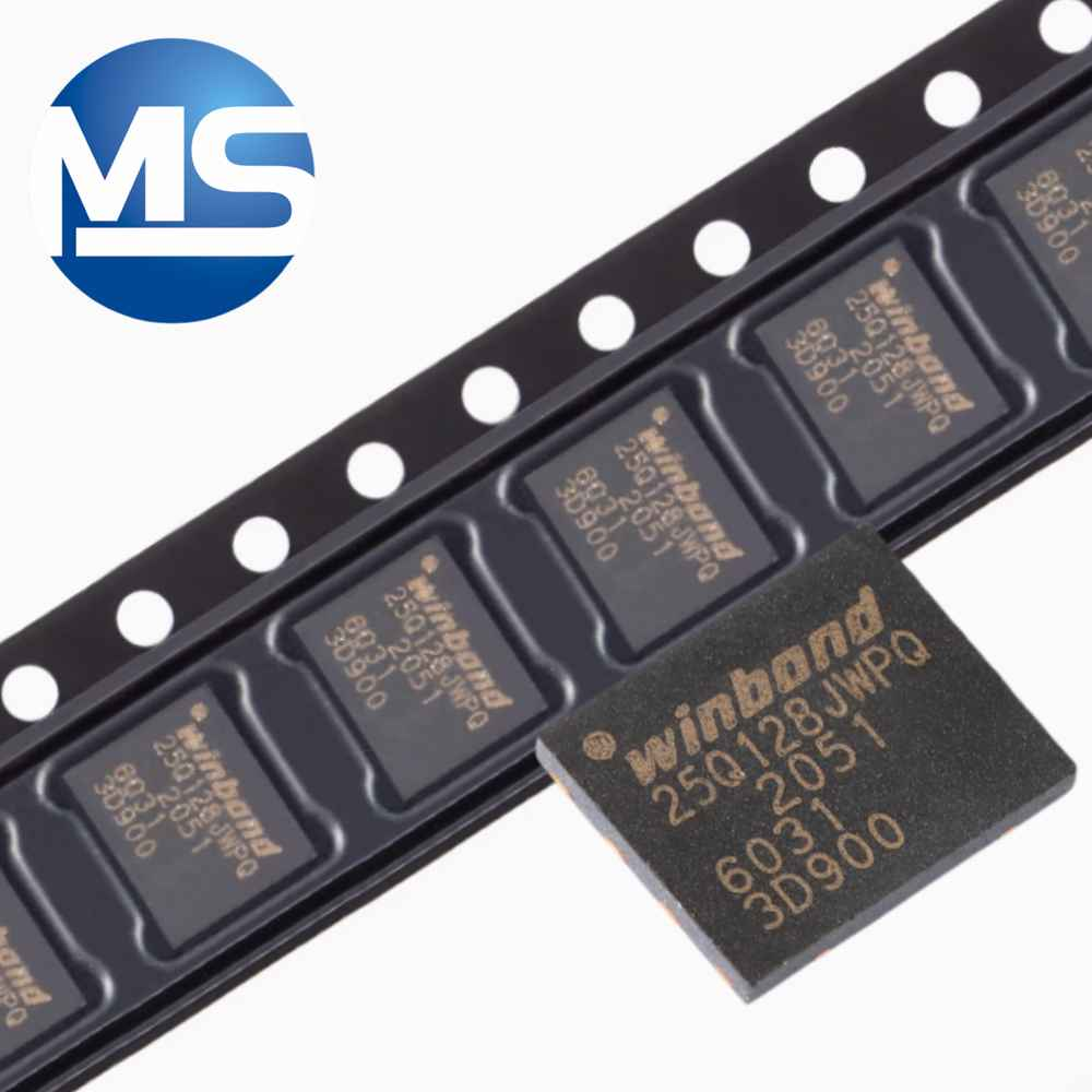 W25Q128JWPIQ WSON-8 1.8V 128M bit serial flash memory chip