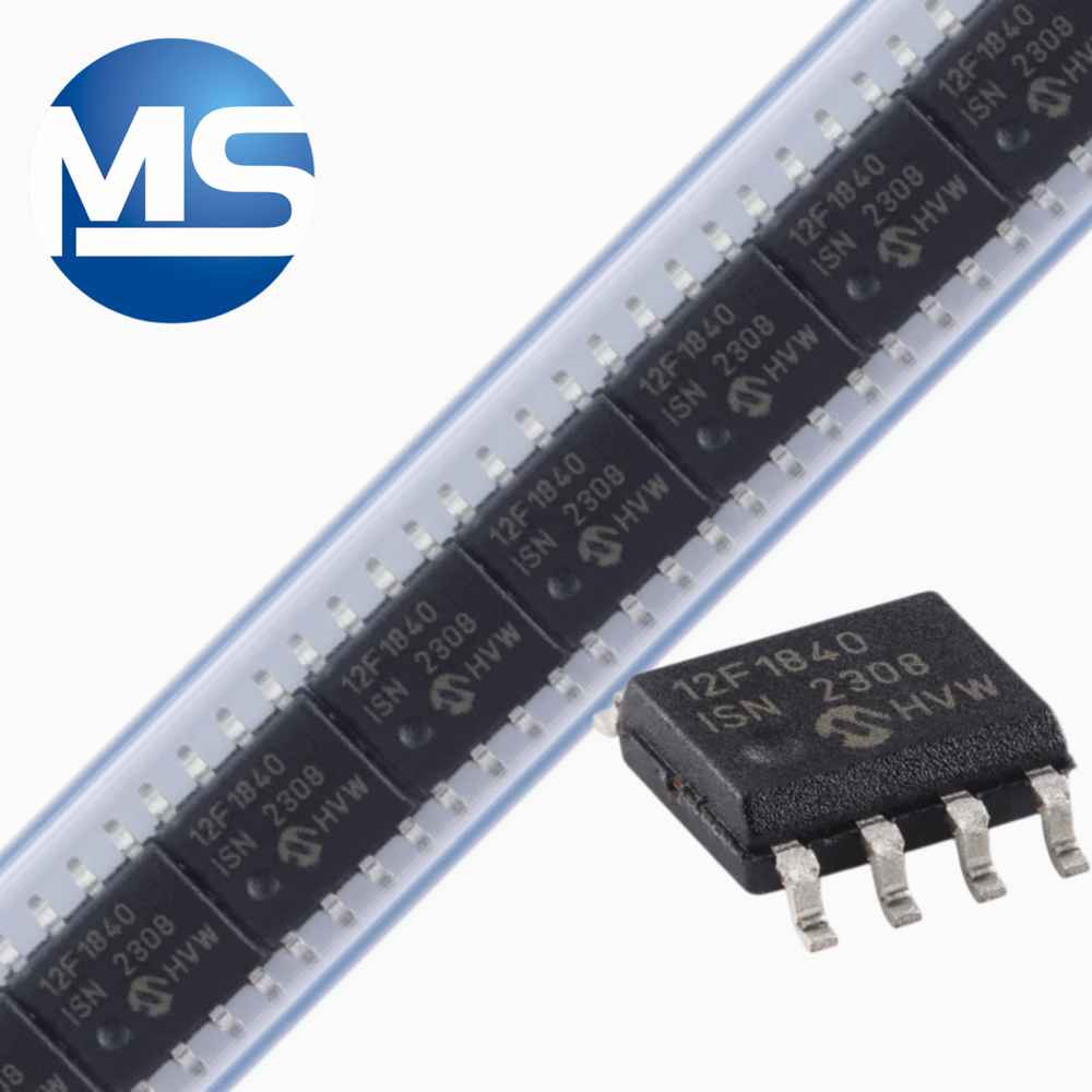 PIC12F1840-I/SN SOIC-8 8-pin flash microcontroller chip