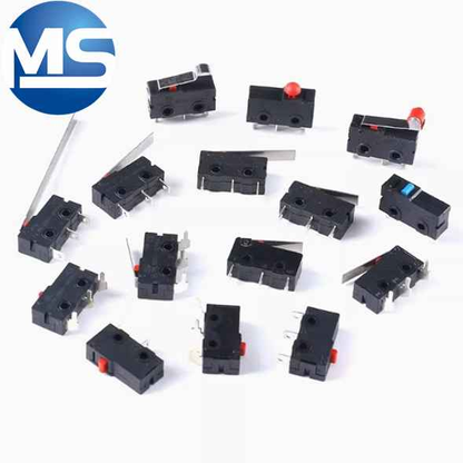 Micro switch copper contact KW12 5A125/250V 2-pin 3-pin press travel limit contact button switch