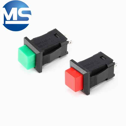 Button switch DS-429 with lock/reset switch Button switch without lock/self-locking Red/Green