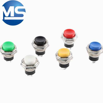 DS-212 button switch 16mm circular lock free self reset switch button switch jog switch