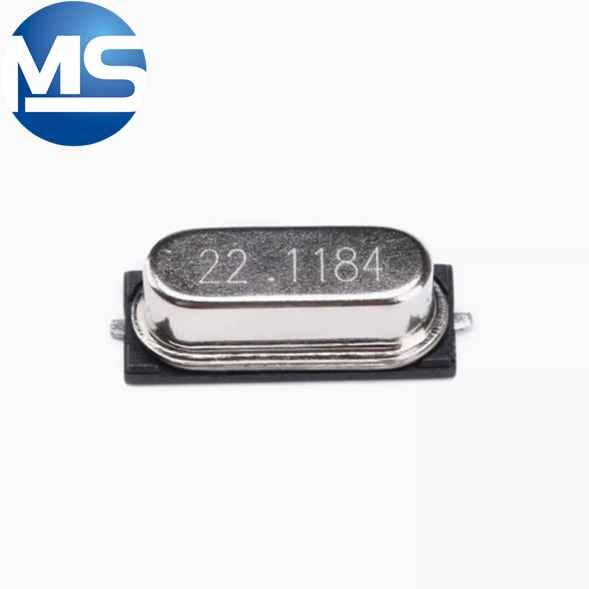 SMD 49SMD Type 22.1184MHz Passive Crystal 20PF ±20PPM 22.1184M