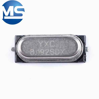 SMD Passive Crystal HC-49SMD 8.192MHz ±20ppm 20PF X49SM8192MSD2SC