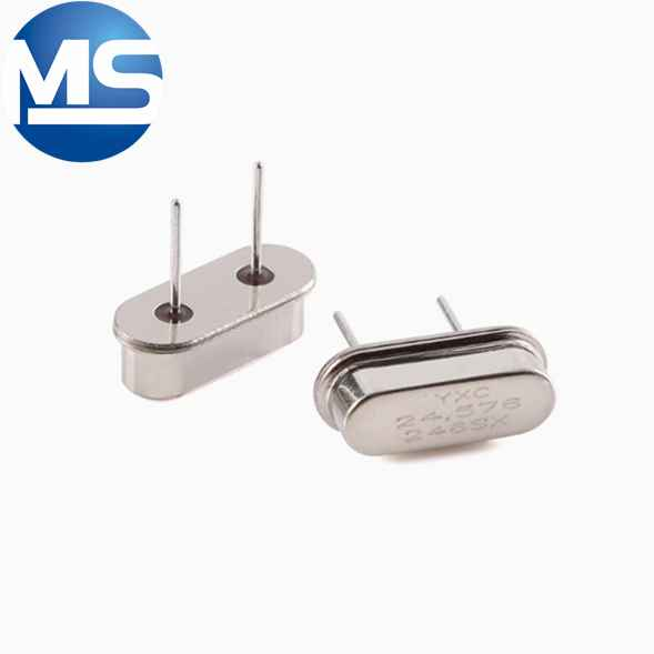 Direct Plug Passive Crystal HC-49US 24.576MHZ 20PPM 20PF H1OSC-SUG-24.576M