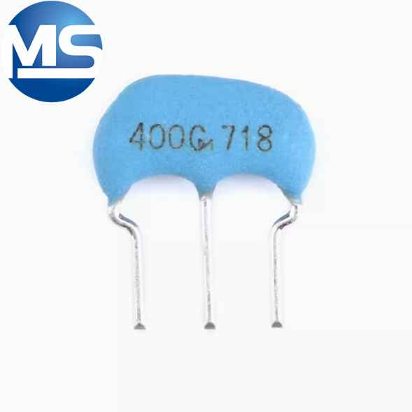 CSTLS4M00G53-B0 4MHz ±0.5% 15pF Ceramic Crystal 3-pin in-line