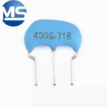 CSTLS4M00G53-B0 4MHz ±0.5% 15pF Ceramic Crystal 3-pin in-line