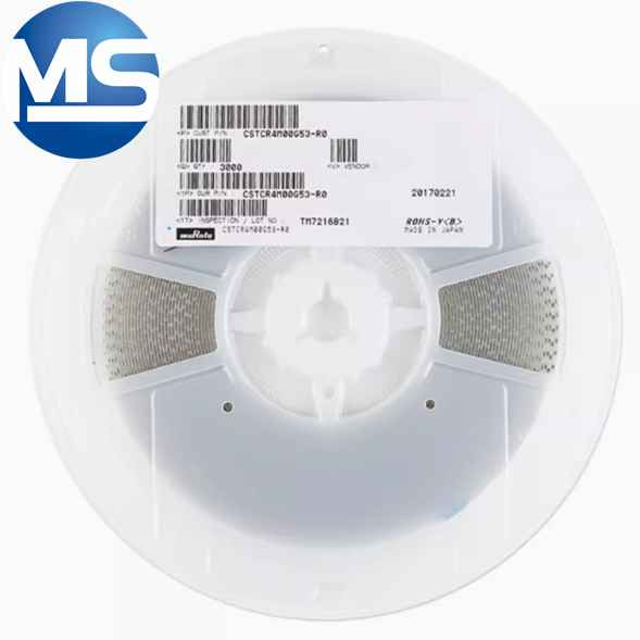 CSTCR4M00G53-R0 4MHz ±0.5% 15pF SMT Passive Crystal Resonator