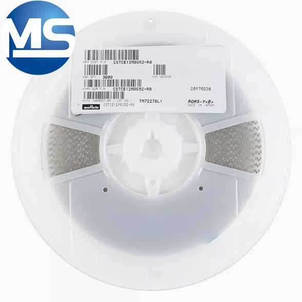 CSTCE12M0G52-R0 12MHz ±0.5% 10pF SMT Ceramic Crystal Vibrator