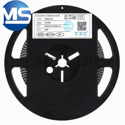 X252012MMB4SI-24 2520_4P SMD Passive Crystal YSX221SL 12MHz ±10ppm