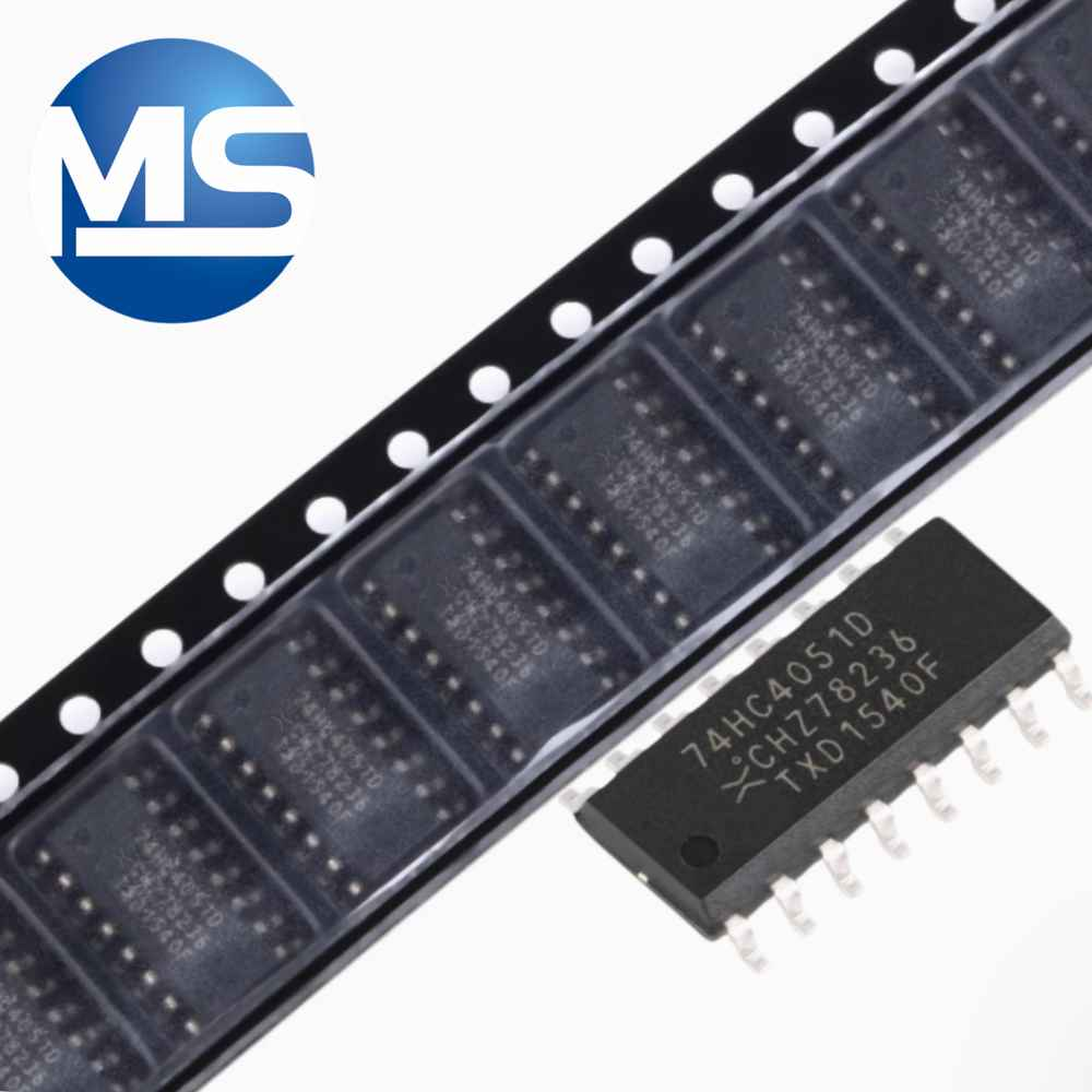 74HC4051D, 653 SOIC-16 8-channel analog multiplexer resolver chip