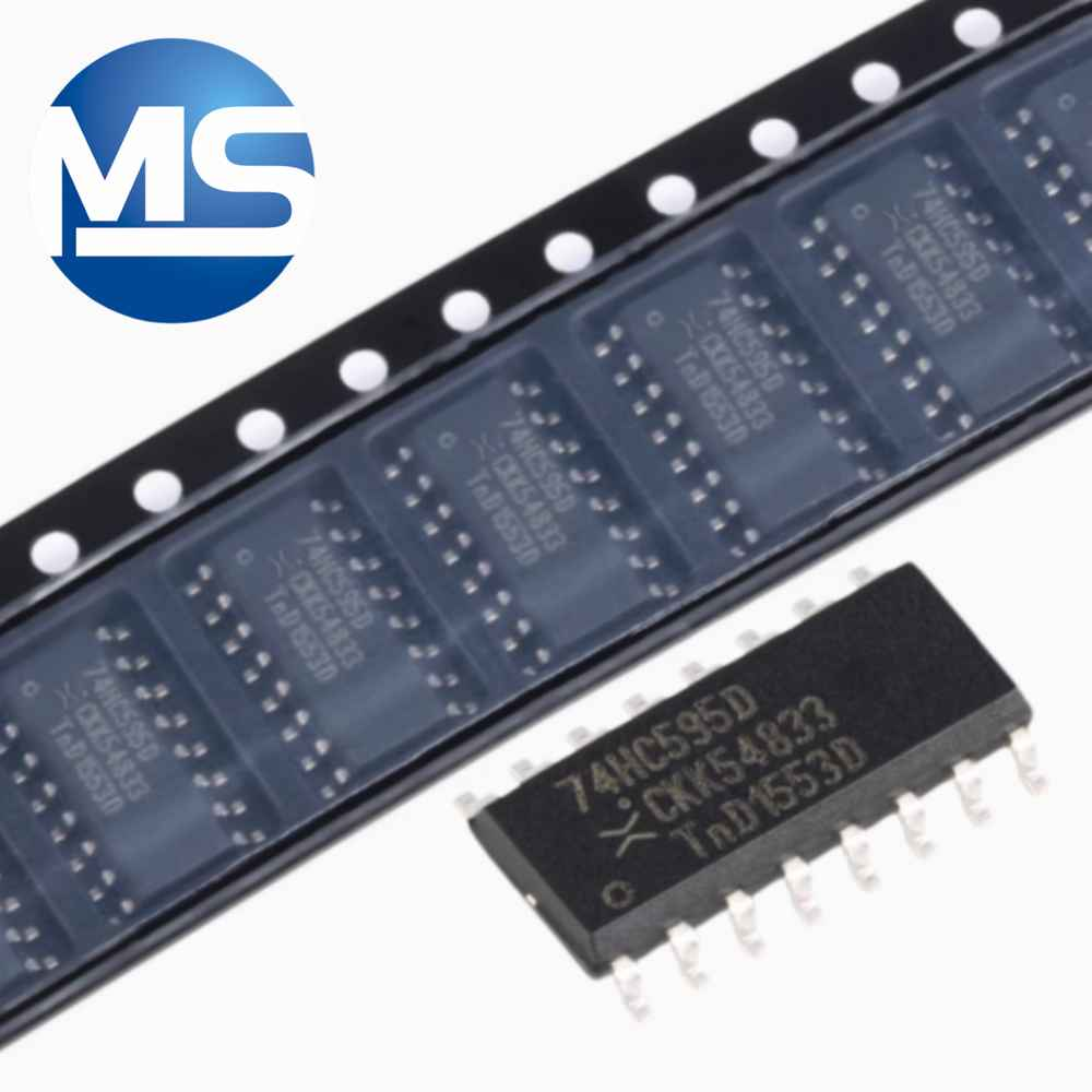 74HC595D, 118 SOIC-16 8-Bit Serial or Parallel Output Shift Registers New from stock