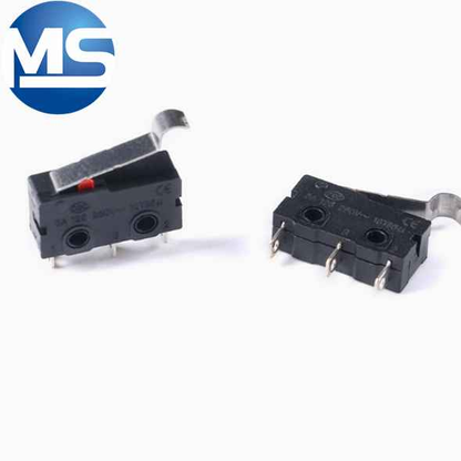 Micro switch copper contact KW12 5A125/250V 2-pin 3-pin press travel limit contact button switch