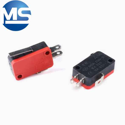 Micro switch copper contact V-15 KW7-3 with handle/without handle with copper wheel travel limit button switch