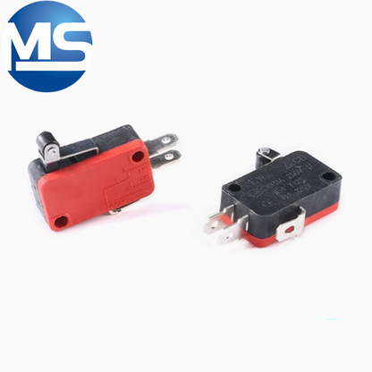 Micro switch copper contact V-15 KW7-3 with handle/without handle with copper wheel travel limit button switch